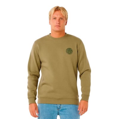 блуза,мъжки,пуловери,rip,curl,wetsuit,icon,crew,sweatshirt,green,(surplus,green)