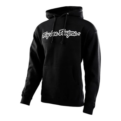 суичър,детски,блузи,troy,lee,designs,signature,hoodie,black,(black)