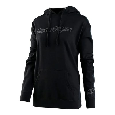 суичър,дамски,блузи,troy,lee,designs,signature,hoodie,black,(black)