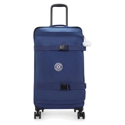 куфари,kipling,spontaneous,m,71l,trolley,bag,blue,(casual,blue,combo)