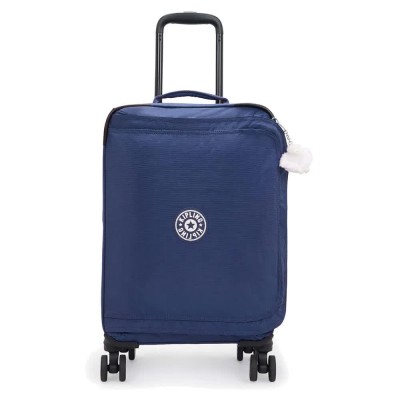 куфари,kipling,spontaneous,s,37.5l,trolley,bag,blue,(casual,blue,combo)
