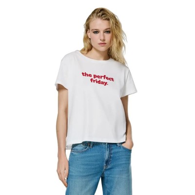 тениска,мъжки,тениски,дамски,тениски,pepe,jeans,friday,short,sleeve,t,shirt,white,(off,white)
