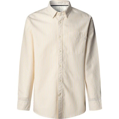 риза,с,дълъг,ръкав,мъжки,ризи,pepe,jeans,prescot,long,sleeve,shirt,beige,(ochre,yellow)