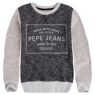 блуза,детски,блузи,pepe,jeans,ste,sweatshirt,black,(black)