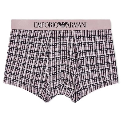 боксерки,мъжко,бельо,emporio,armani,em000232,af18885,trunk,boxers,grey,(iron,check)