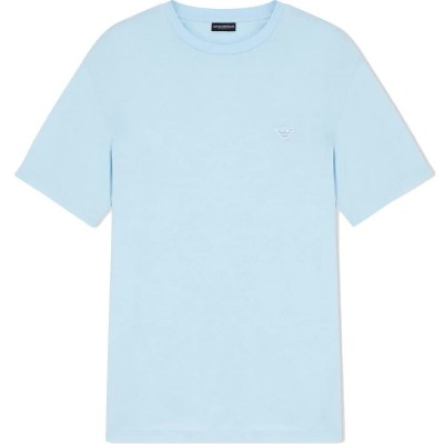 тениска,мъжки,тениски,дамски,тениски,emporio,armani,em000574,af20424,short,sleeve,t,shirt,blue,(sky)