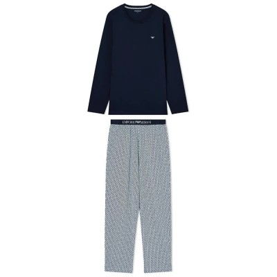 пижама,мъжки,пижами,emporio,armani,em000611,af18885,long,sleeve,pyjama,blue,(ar.blu,ba.blu,geomet)