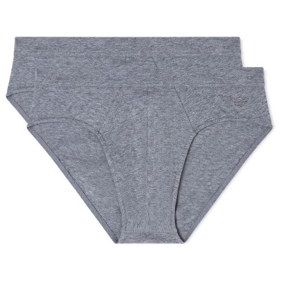 мъжко,бельо,emporio,armani,em003790,af20672,slips,2,units,grey,(grey,mel,grey,mel)