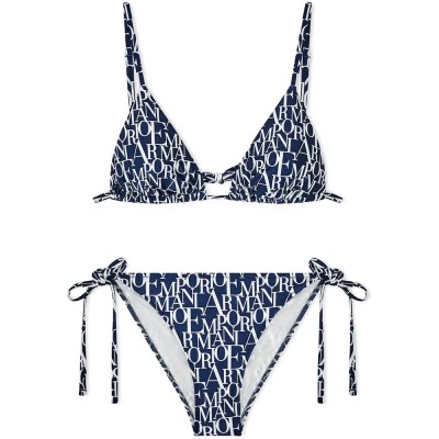 дамски,бански,костюми,emporio,armani,ew000799,af20242,triangle,bikini,blue,(ink,logo,white)