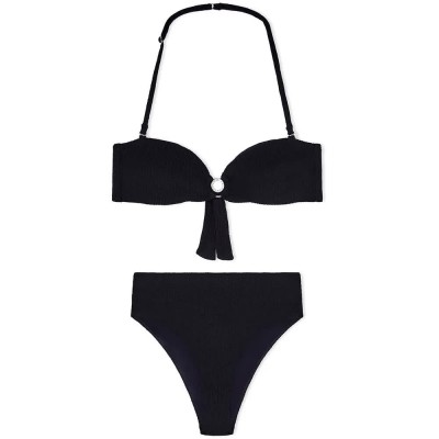 дамски,бански,костюми,emporio,armani,ew003273,af20238,bandeau,bikini,black,(black)
