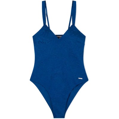бански,костюм,дамски,бански,костюми,emporio,armani,ew003279,af20241,swimsuit,blue,(ink,monstera)