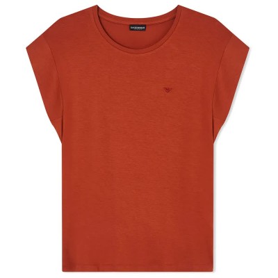 тениска,мъжки,тениски,дамски,тениски,emporio,armani,ew003407,af20240,short,sleeve,t,shirt,orange,(terracotta)