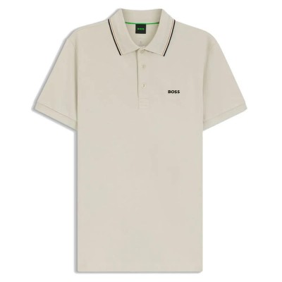 дамски,блузи,с,яка,мъжки,блузи,с,яка,boss,goc,birdie,paule,short,sleeve,polo,beige,(light,beige)