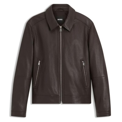 яке,мъжки,якета,дамски,якета,и,палта,boss,mapson4,10273355,leather,jacket,brown,(dark,brown)