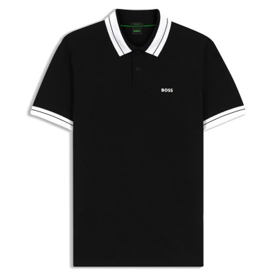 дамски,блузи,с,яка,мъжки,блузи,с,яка,boss,member,short,sleeve,polo,black,(black)