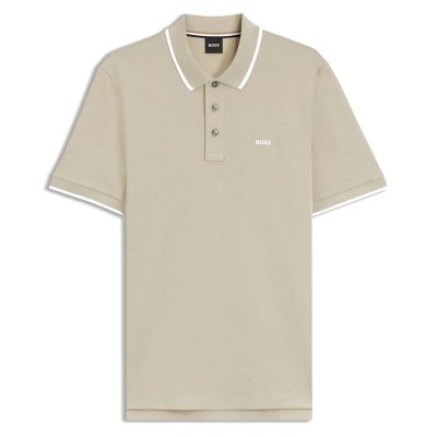 дамски,блузи,с,яка,мъжки,блузи,с,яка,boss,parlay,190,short,sleeve,polo,beige,(open,beige)
