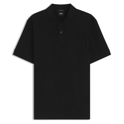 дамски,блузи,с,яка,мъжки,блузи,с,яка,boss,parlay,236,short,sleeve,polo,black,(black)