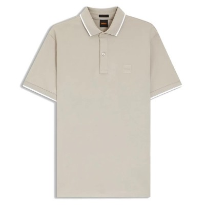 дамски,блузи,с,яка,мъжки,блузи,с,яка,boss,passertip,10256683,short,sleeve,polo,beige,grey,(open,grey)