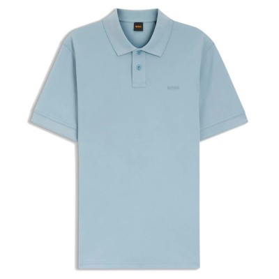 дамски,блузи,с,яка,мъжки,блузи,с,яка,boss,prime,short,sleeve,polo,blue,(light,pastel,blue)