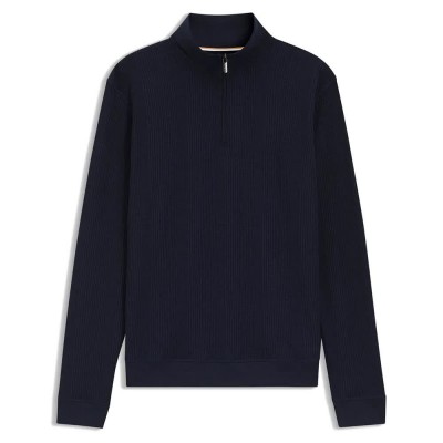 блуза,мъжки,пуловери,дамски,пуловери,boss,structure,10269578,02,half,zip,sweater,blue,(dark,blue)