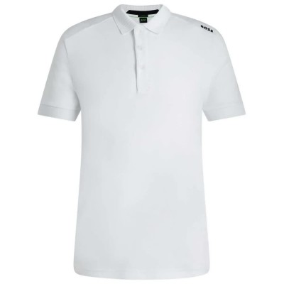 дамски,блузи,с,яка,мъжки,блузи,с,яка,boss,terrace,lux,short,sleeve,polo,white,(white)