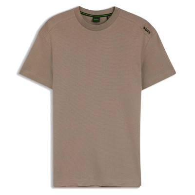 тениска,мъжки,тениски,дамски,тениски,boss,terrace,short,sleeve,t,shirt,brown,(light,pastel,green)