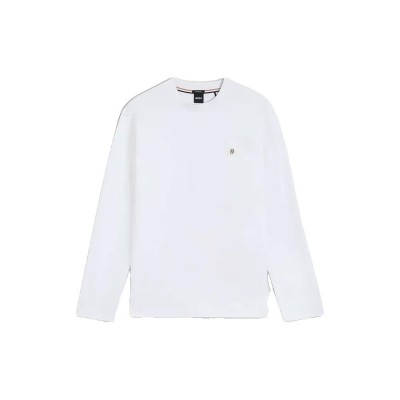тениска,мъжки,тениски,дамски,тениски,boss,townley,01,long,sleeve,t,shirt,white,(white)