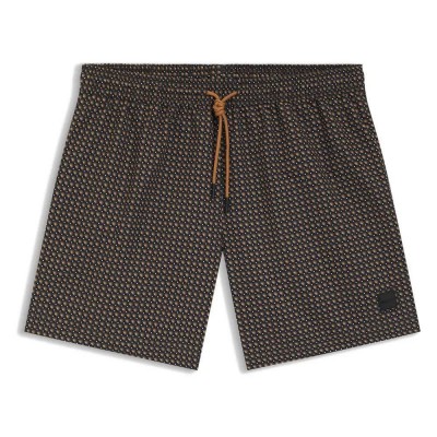 бански,гащета,мъжки,бански,костюми,boss,vibe,10261220,swimming,shorts,brown,(black)