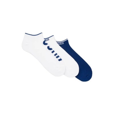 чорапи,мъжки,чорапи,дамски,чорапи,hugo,50544506,socks,3,pairs,white,blue,(navy)