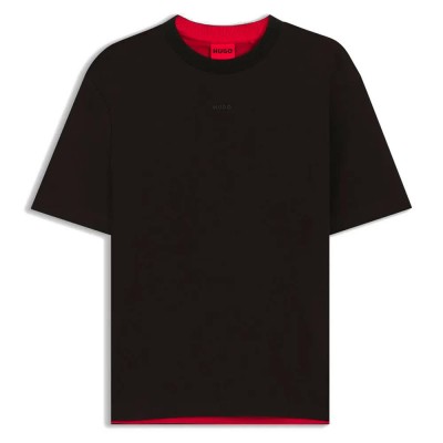 тениска,мъжки,тениски,дамски,тениски,hugo,daneon,short,sleeve,t,shirt,black,(black)