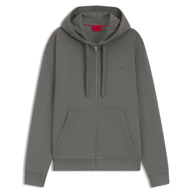 блуза,мъжки,пуловери,hugo,dapozip,10249110,01,full,zip,sweatshirt,grey,(dark,grey)