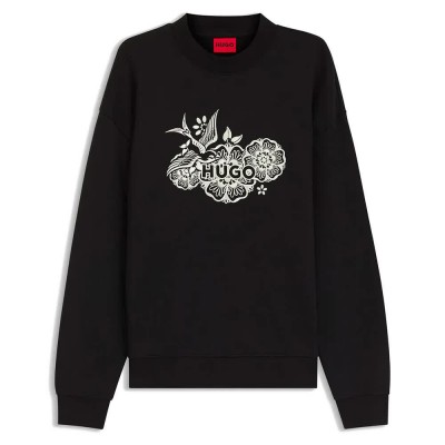 блуза,мъжки,пуловери,hugo,darony,sweatshirt,black,(black)