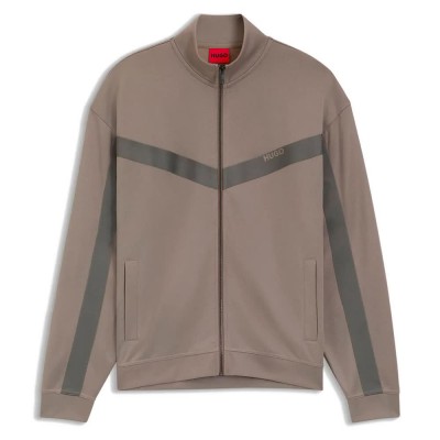 блуза,мъжки,пуловери,hugo,darti,10249830,full,zip,sweatshirt,brown,(light,pastel,brown)