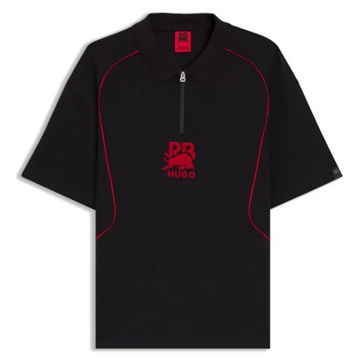 дамски,блузи,с,яка,мъжки,блузи,с,яка,hugo,duero,short,sleeve,polo,black,(black)