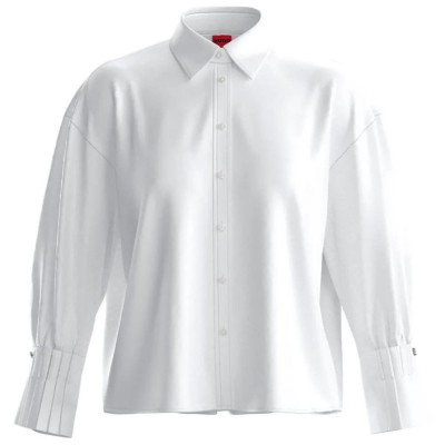 дамски,блузи,hugo,eggy,10251212,long,sleeve,blouse,white,(white)