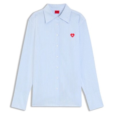 дамски,блузи,hugo,erselia,10277310,long,sleeve,blouse,blue,(open,miscellaneous)