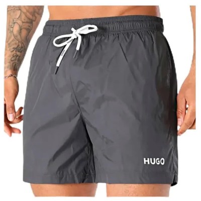 бански,гащета,мъжки,бански,костюми,hugo,haiti,red,swimming,shorts,grey,(charcoal)
