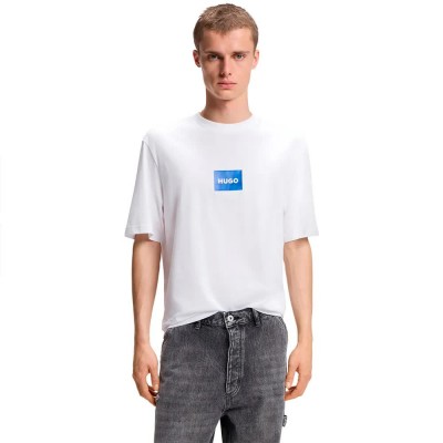 тениска,мъжки,тениски,дамски,тениски,hugo,nayonix,10258299,blue,short,sleeve,t,shirt,white,(open,white)