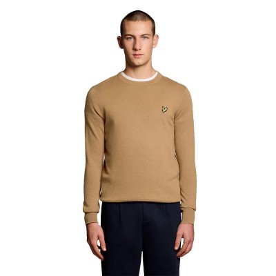 блуза,мъжки,пуловери,lyle,&,scott,kn2110vc,sweater,brown,(tigers,eye)