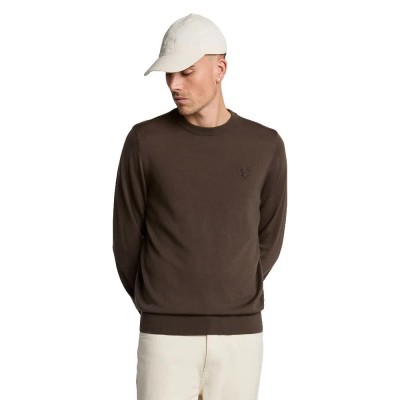 блуза,мъжки,пуловери,lyle,&,scott,kn2121vc,sweater,brown,(form,green)