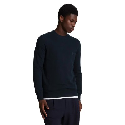 блуза,мъжки,пуловери,lyle,&,scott,kn2124vc,sweater,blue,(dark,navy)