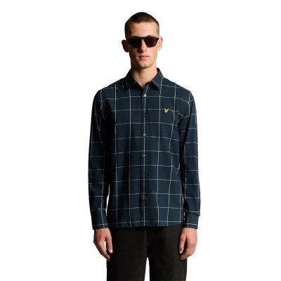 риза,с,дълъг,ръкав,мъжки,ризи,lyle,&,scott,lw2306v,window,long,sleeve,shirt,blue,(dark,navy,white)