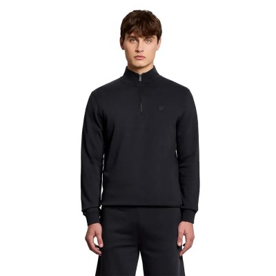 блуза,мъжки,пуловери,lyle,&,scott,ml2258ton,superfine,half,zip,sweatshirt,black,(jet,black)