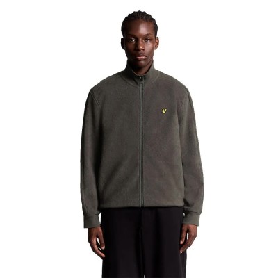 яке,мъжки,якета,дамски,якета,и,палта,lyle,&,scott,ml2322v,fleece,jacket,green,(charcoal,marl)