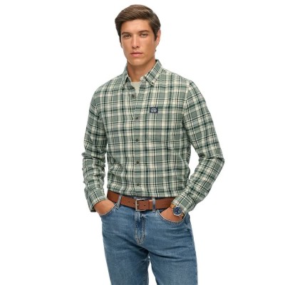 карирана,риза,дамски,ризи,мъжки,ризи,superdry,m4011047a,long,sleeve,shirt,green,(green,check)