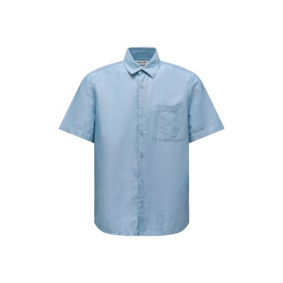 риза,с,дълъг,ръкав,дамски,ризи,мъжки,ризи,salsa,jeans,21011022,linen,long,sleeve,shirt,blue,(medium,blue,v1)