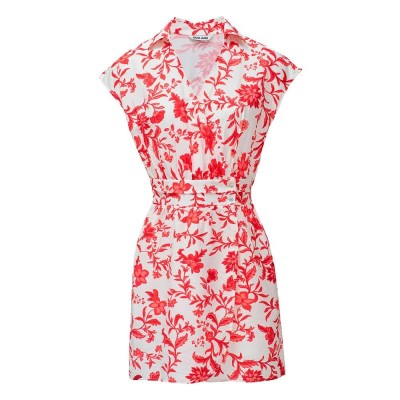 дънки,дамски,поли,и,рокли,salsa,jeans,21011097,short,dress,white,(dark,red)