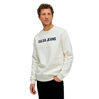 блуза,мъжки,пуловери,salsa,jeans,21011152,sweatshirt,white,(light,pearl,v2)