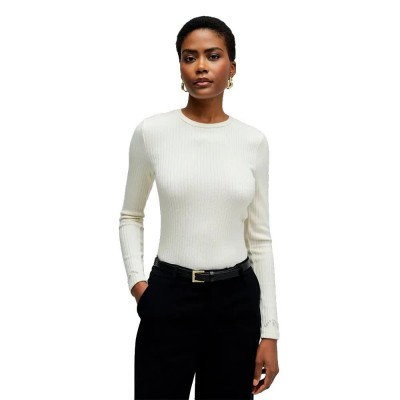 блуза,дамски,пуловери,дамски,плетени,дрехи,salsa,jeans,21011156,sweater,white,(light,beige)