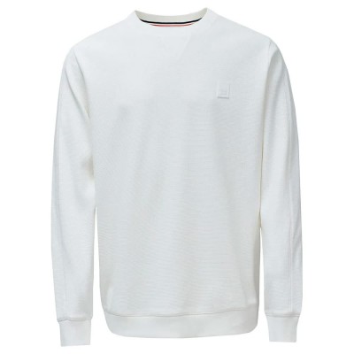 блуза,мъжки,пуловери,salsa,jeans,21011184,sweatshirt,white,(white)